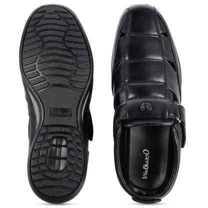 Men's Roman Sandals  - WF6255 Black
