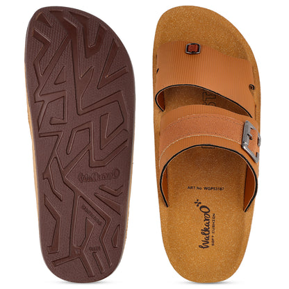 Men's Daily Wear Comfort Sandals - WGP53187 Tan