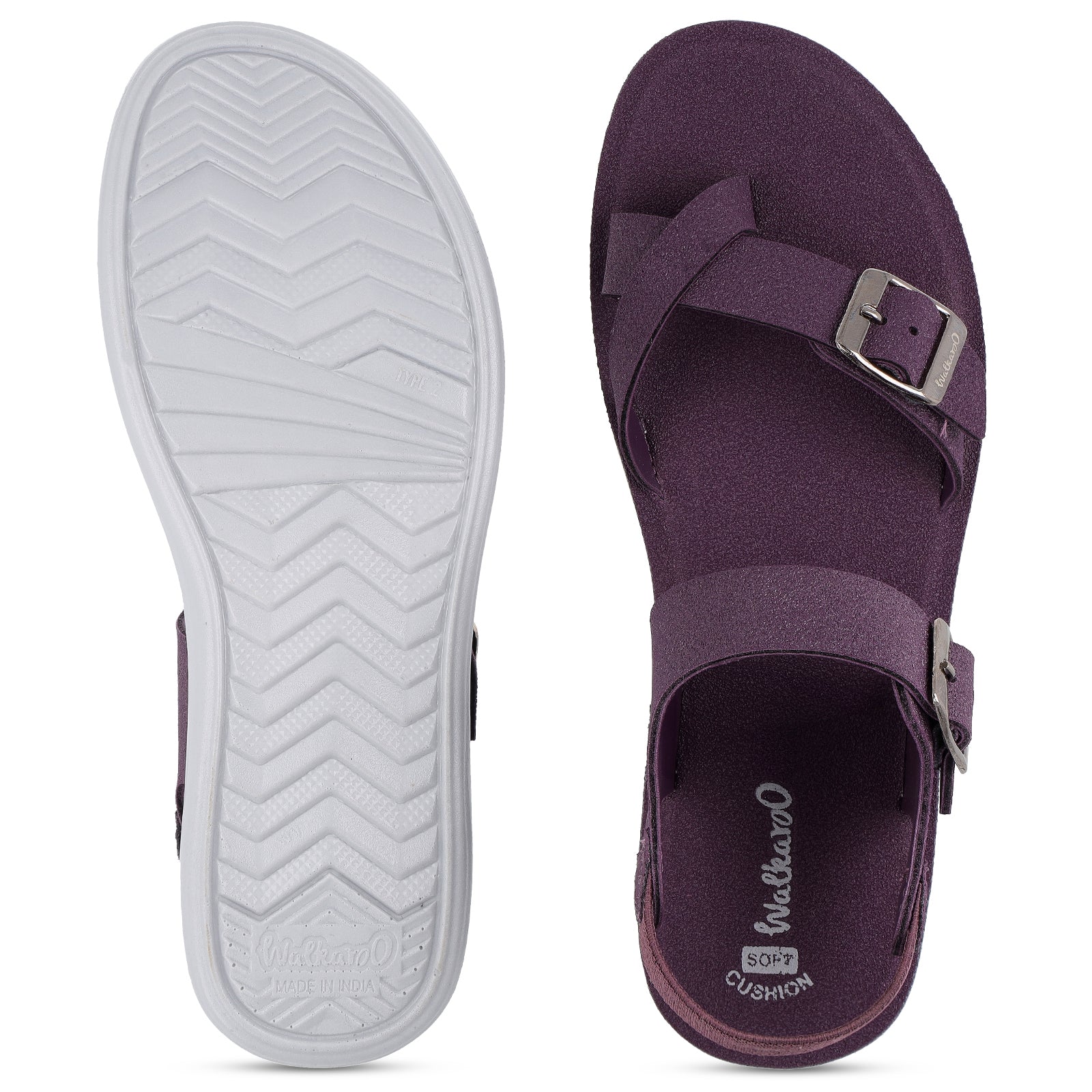 Women's Daily Wear Sandals  - WLR78001 Purple