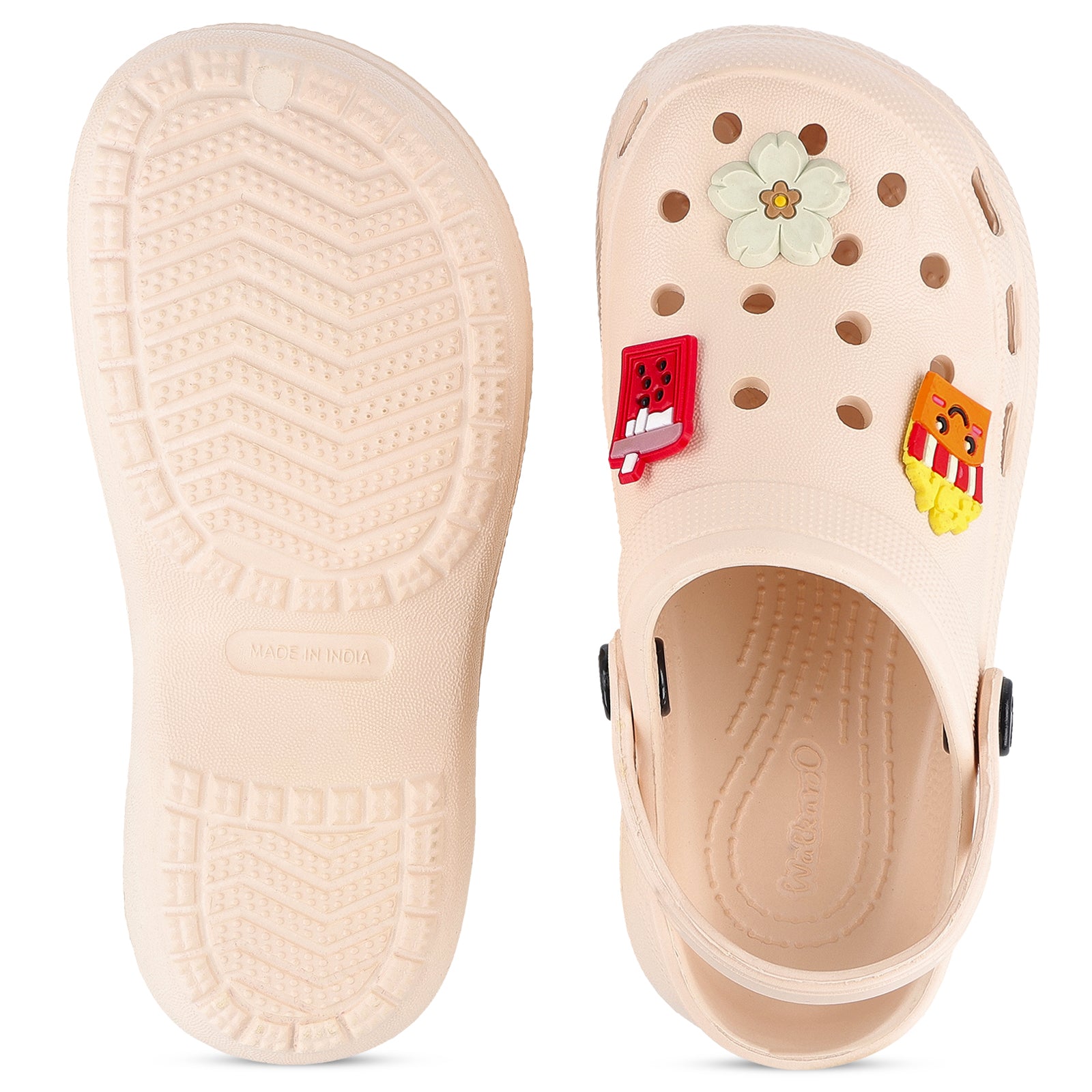 Girl's Clogs - WC8923 Beige
