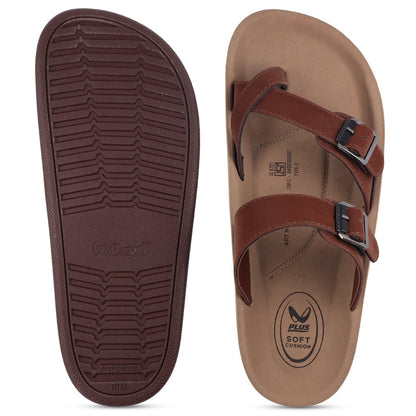 Men's Daily Wear Sandals - WGP53398 Brown