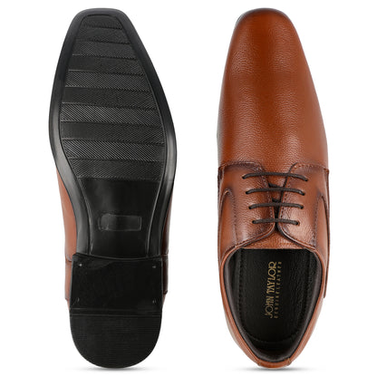 JOHN TAYLOR Men's Leather Formal Shoe - JT97509 Tan
