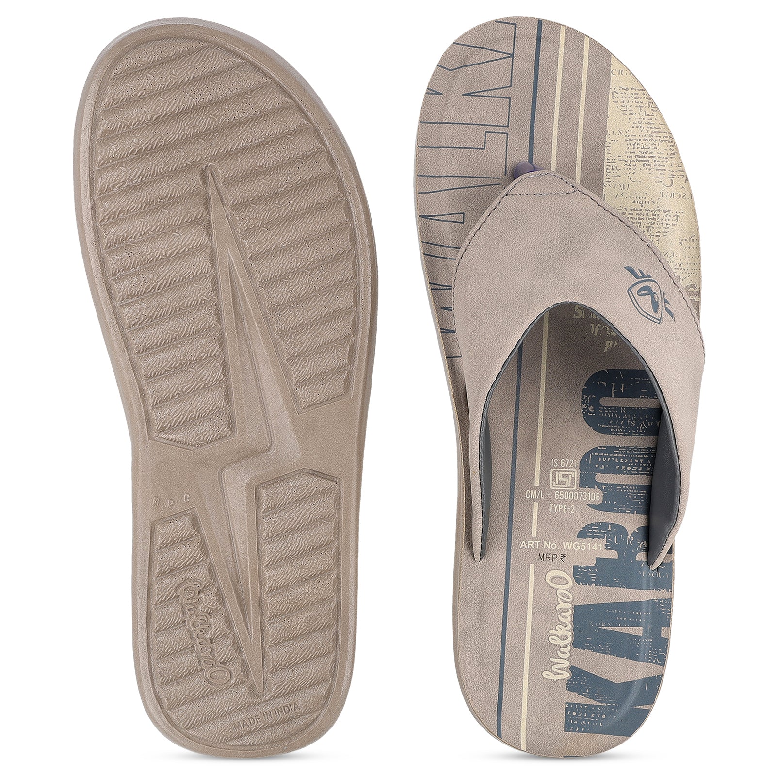 Men's Daily Wear Sandals  - WG5141 Chiku