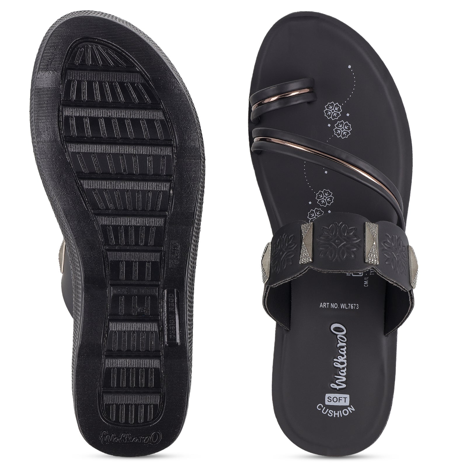 Women's Daily wear Sandal - WL7673 Black