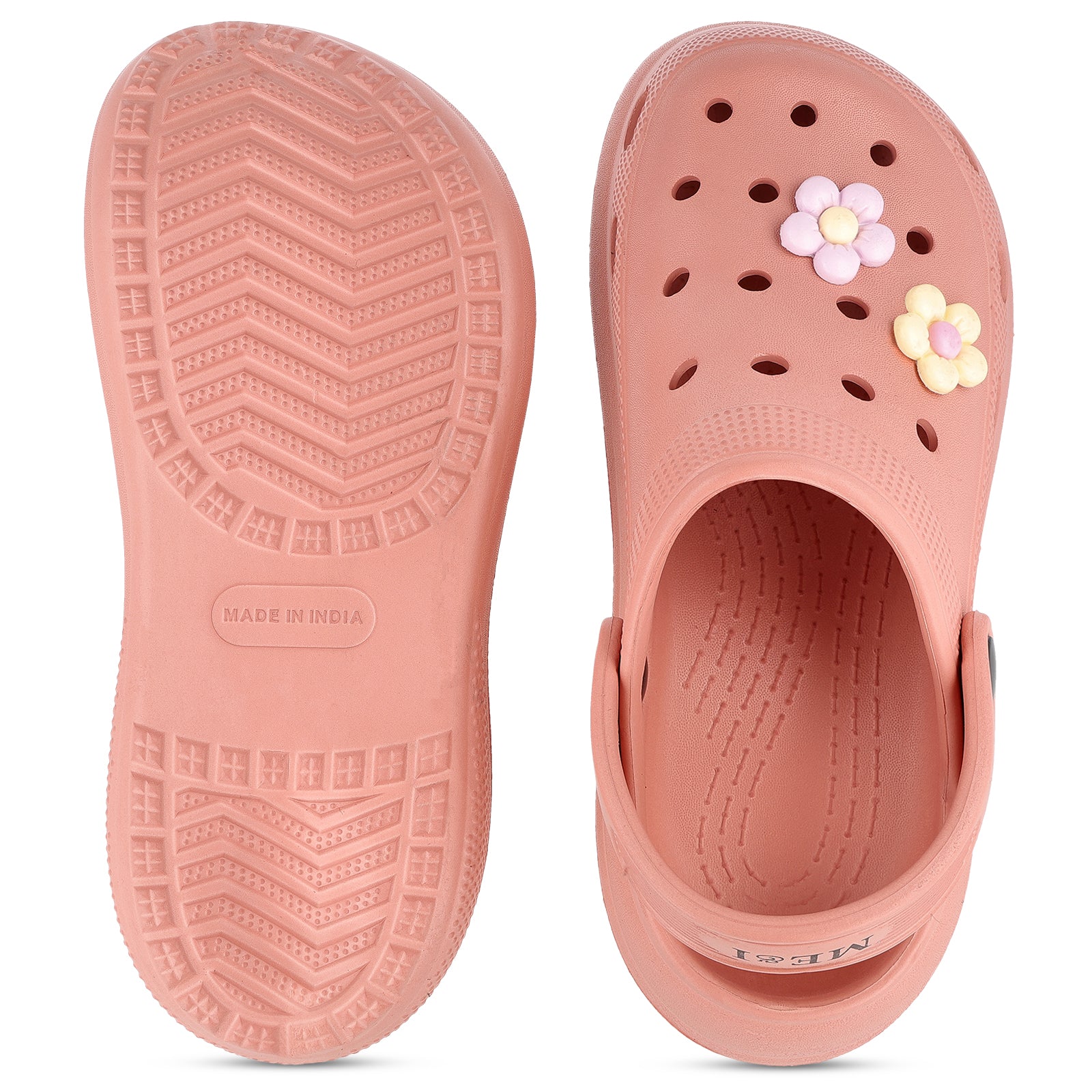 ME&I Women's Clogs - MI97100 Peach