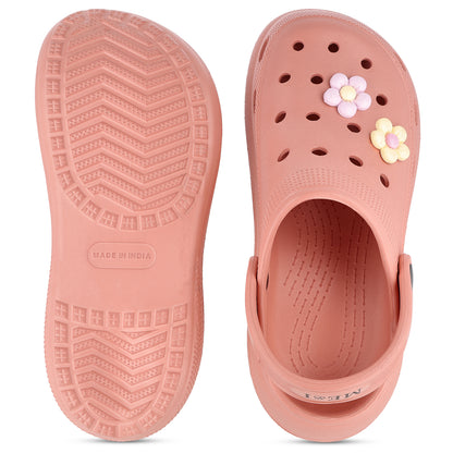 ME&I Women's Clogs - MI97100 Peach