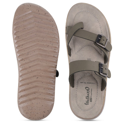 Men's Daily Wear Sandals - WGR53517 Olive