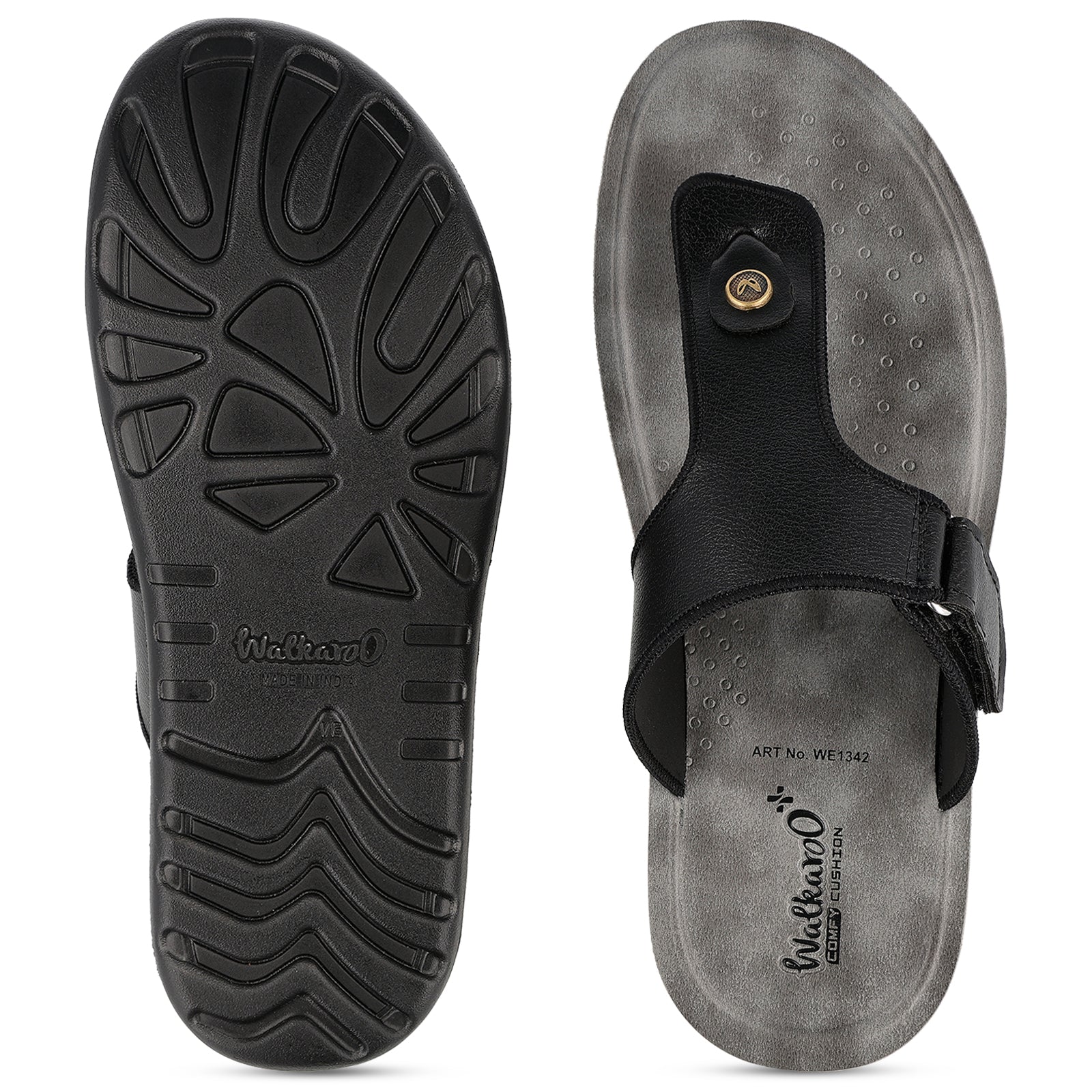 Men's Daily Wear Sandals- WE1342 Black
