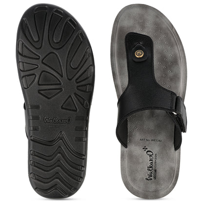 Men's Daily Wear Sandals- WE1342 Black