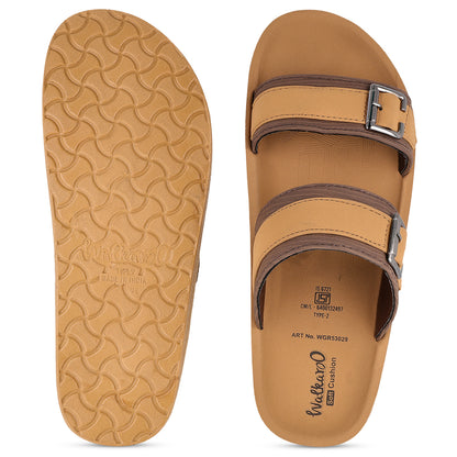 Men's Daily Wear Sandals - WGR53029 Mocha Brown