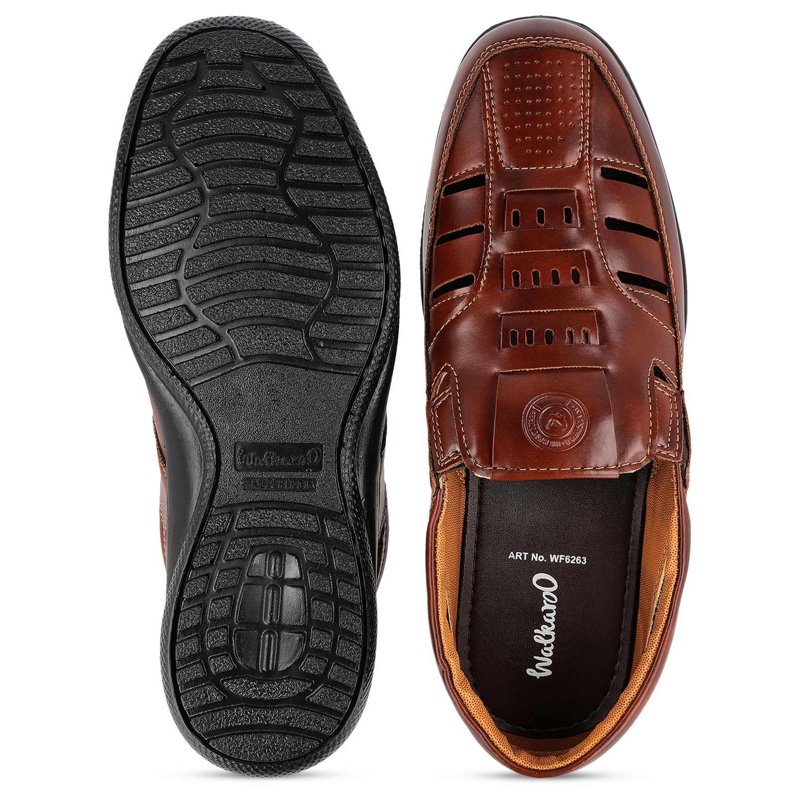 Men's Fisherman Sandals - WF6263 Brown
