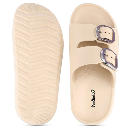 Women's Daily Wear Sandals - FLR43103 Beige