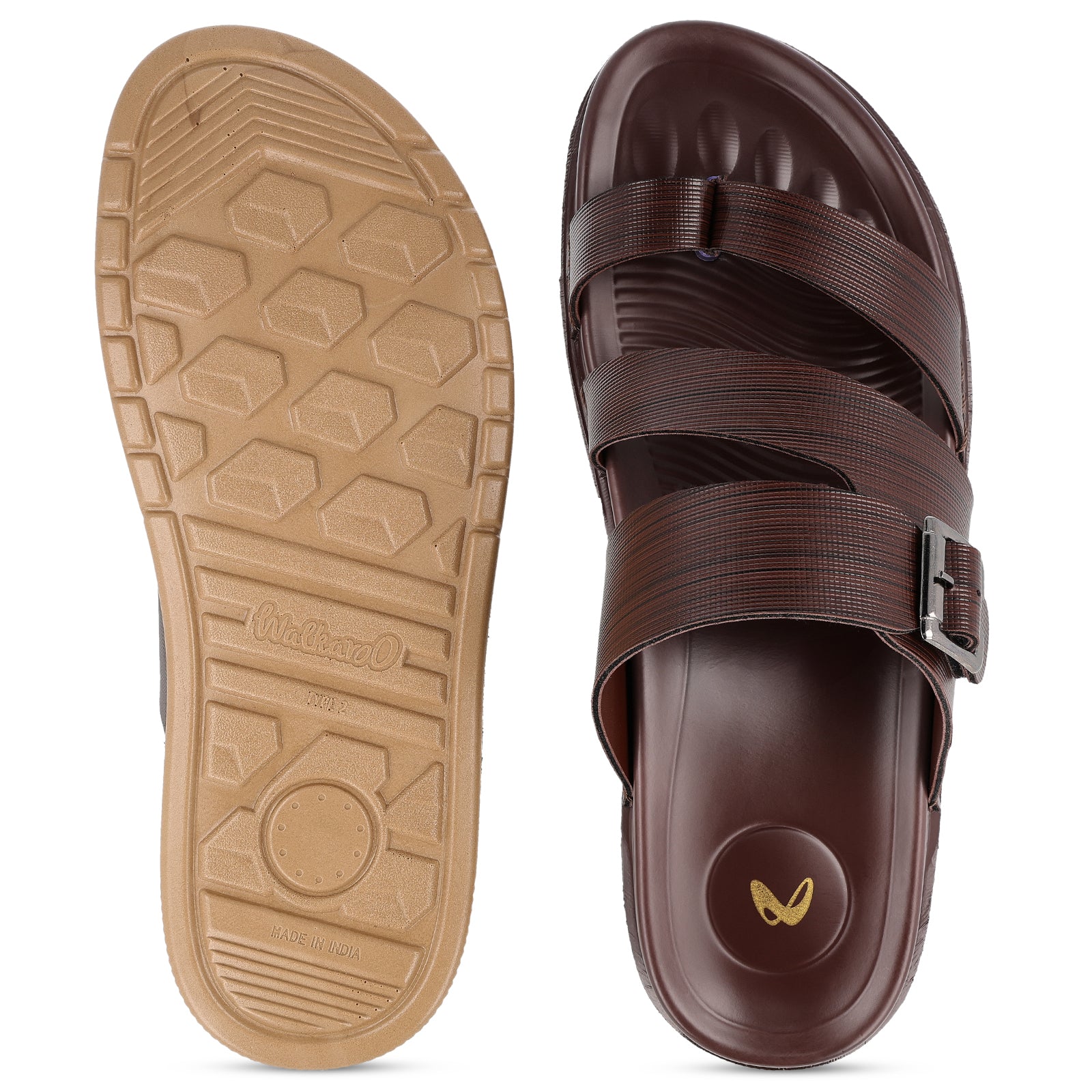 Men's Daily Wear Comfort Sandals - WGP53209 Brown