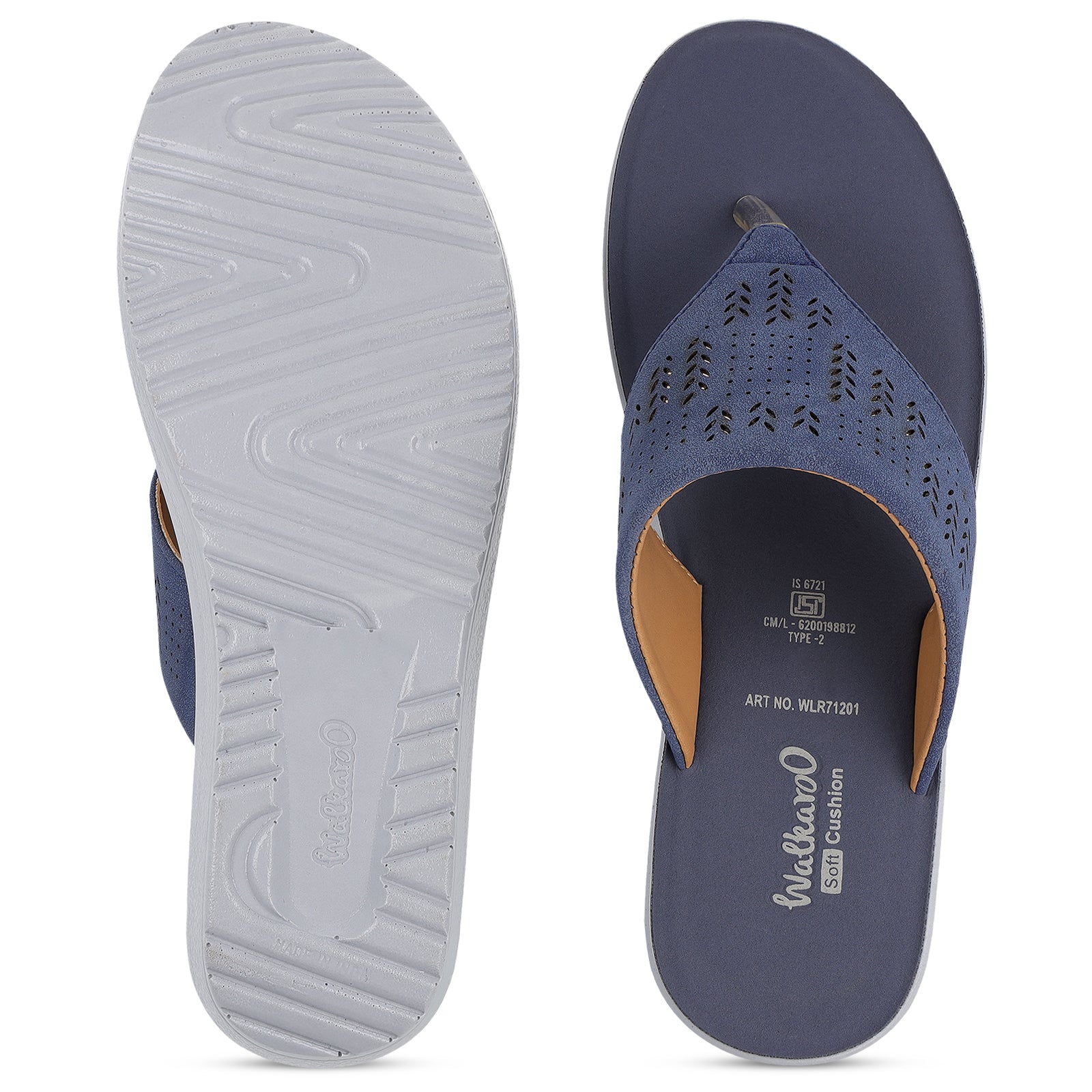 Women's Daily Wear Sandals  - WLR71201 Blue