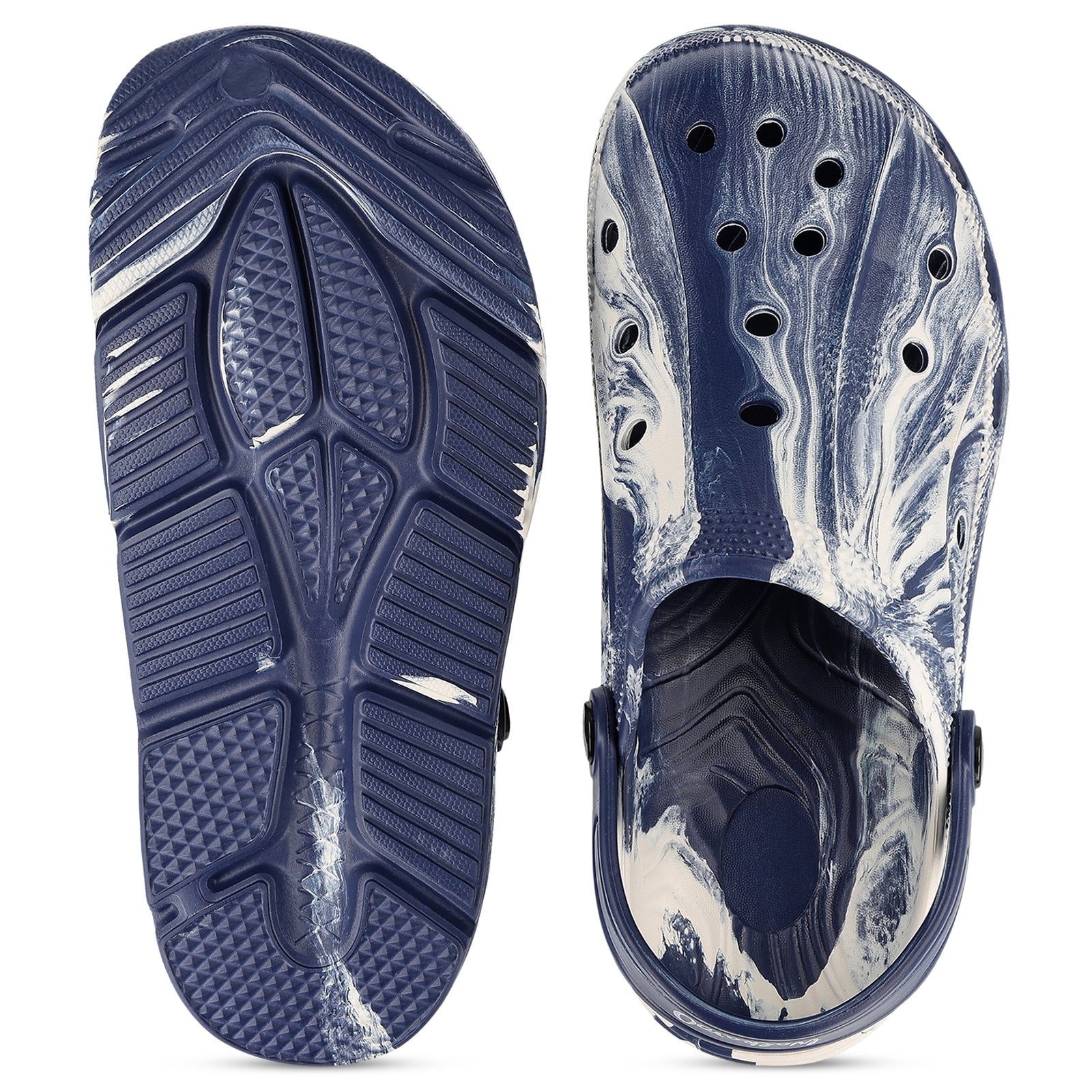 Men's Clogs  - 501 Blue White