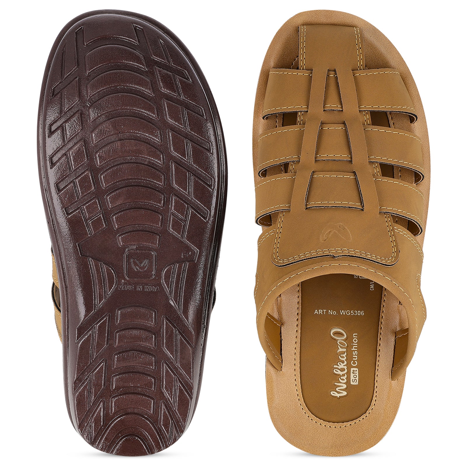 Men's Fisherman Sandals  - WG5306 Cedar Tan