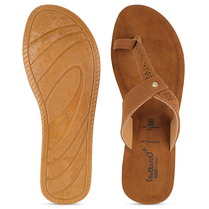 Women's Daily Wear Sandals - WE2410 Tan