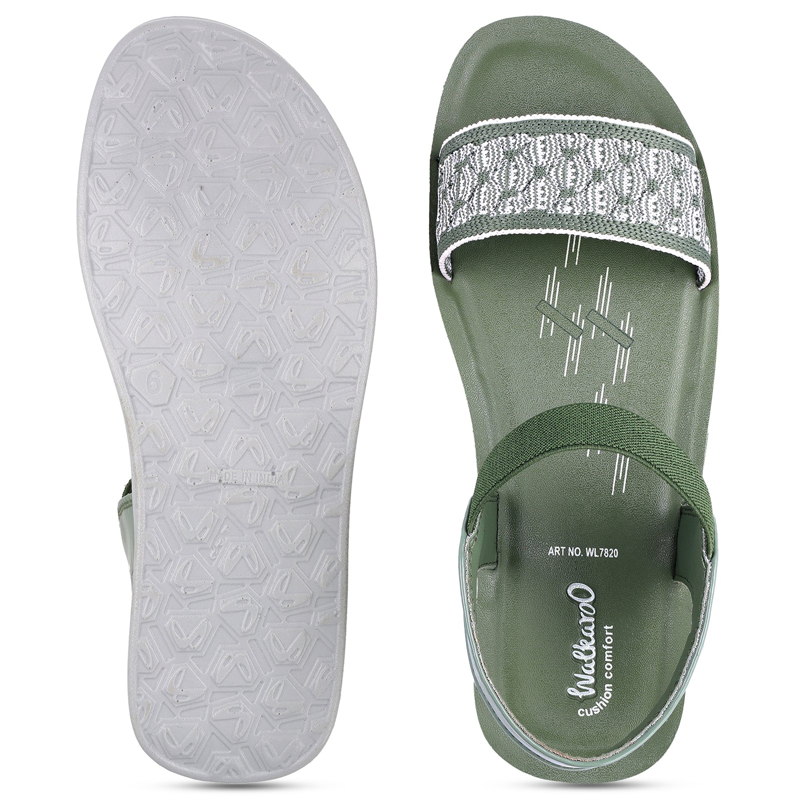 Walkaroo Womens Sandal  - WL7820 Mint