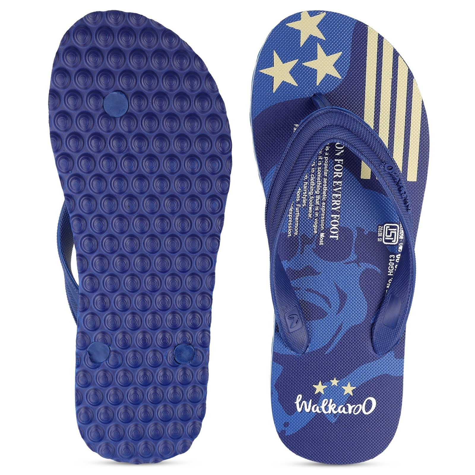 Men's Hawai Slippers - HG013 Navy Blue
