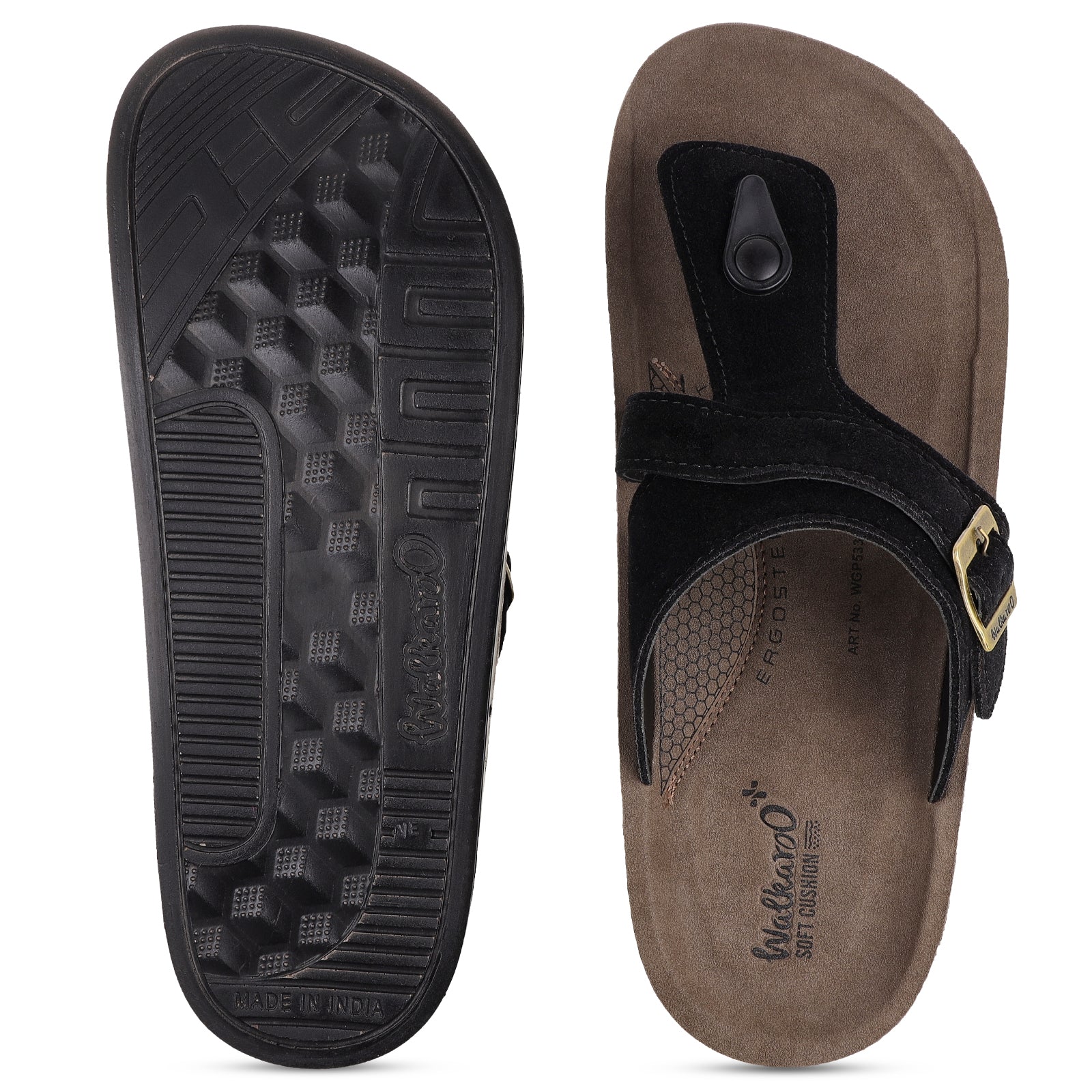 Men's Daily Wear Sandals - WGP53302 Black