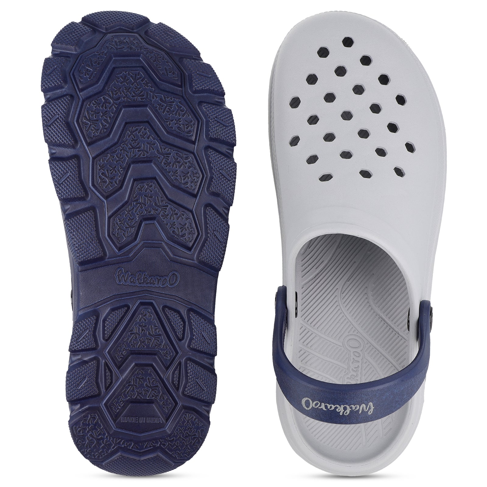 Men's Clogs  - WC8844 Light Grey