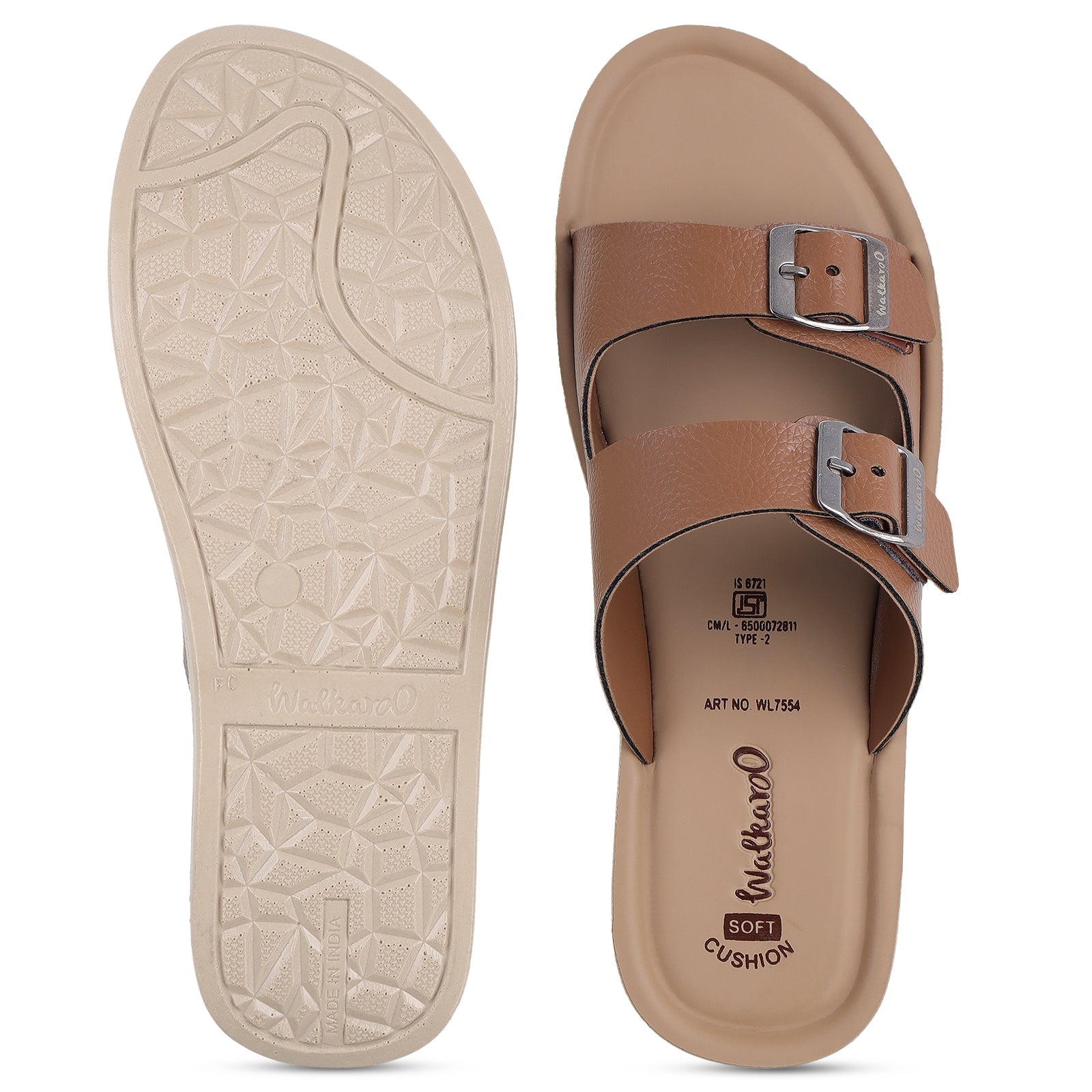 Women's Daily Wear Sandals  - WL7554 Toffee