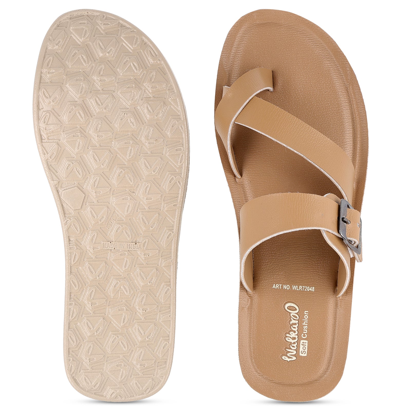 Women's Daily Wear Sandals  - WLR72048 Cream