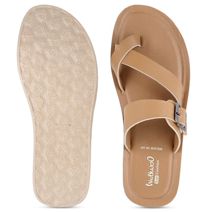 Women's Daily Wear Sandals  - WLR72048 Cream
