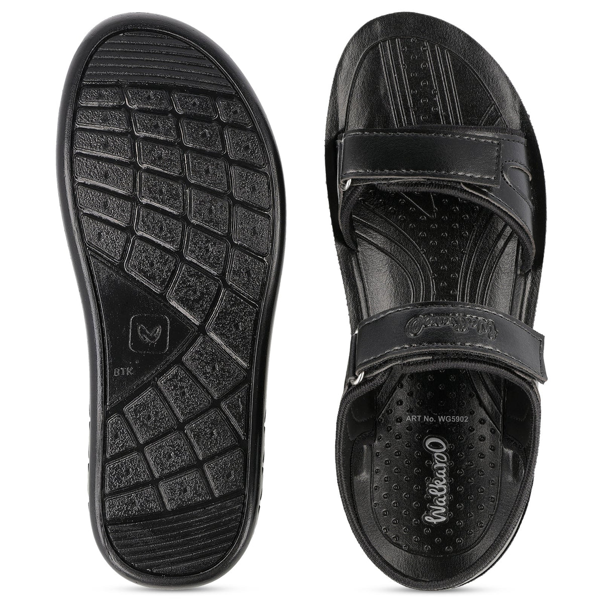Men's Daily Wear Sandals - WG5902 Black