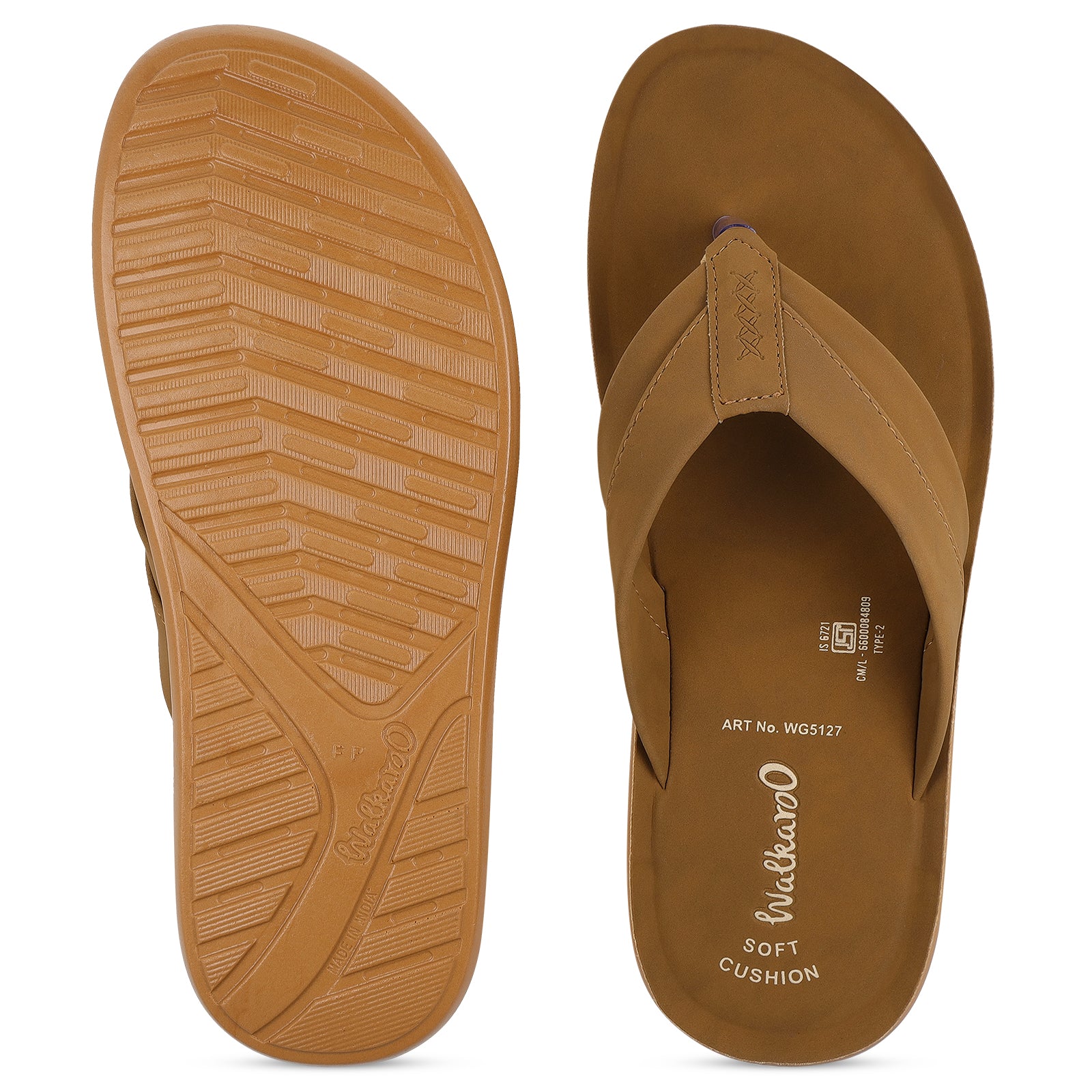 Men's Daily Wear Sandals  - WG5127 Cedar Tan