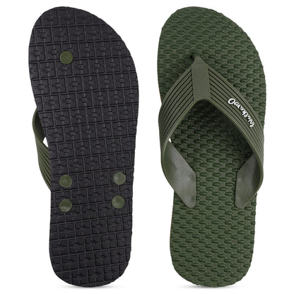Men's Hawai Slippers - HG193 Olive