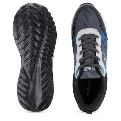 Men's Lace-up Sports Shoe - WS3093 Grey Teal