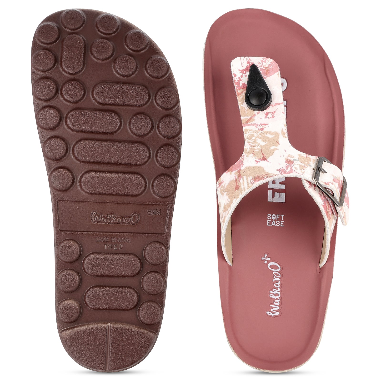 Women's Daily Wear Sandals - WLP71224 Dusty Rose