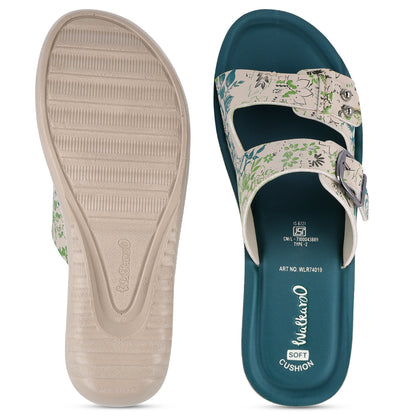 Women's Daily Wear Sandal  - WLR74019 Green