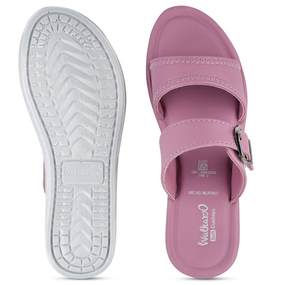 Women's Daily Wear Sandals  - WLR74017 Mauve