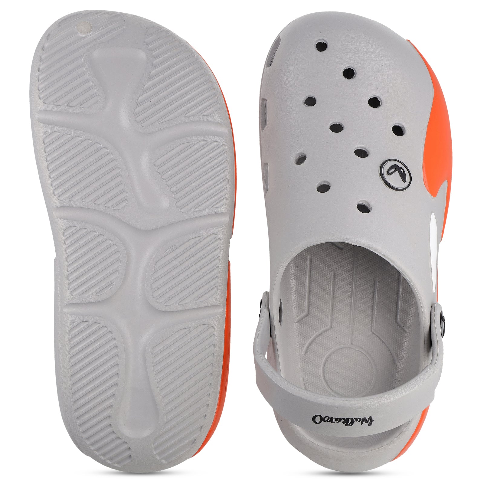 Men's Clogs  - WC8768 Grey Orange