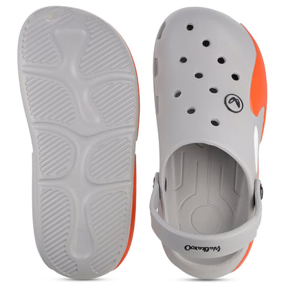 Men's Clogs  - WC8768 Grey Orange