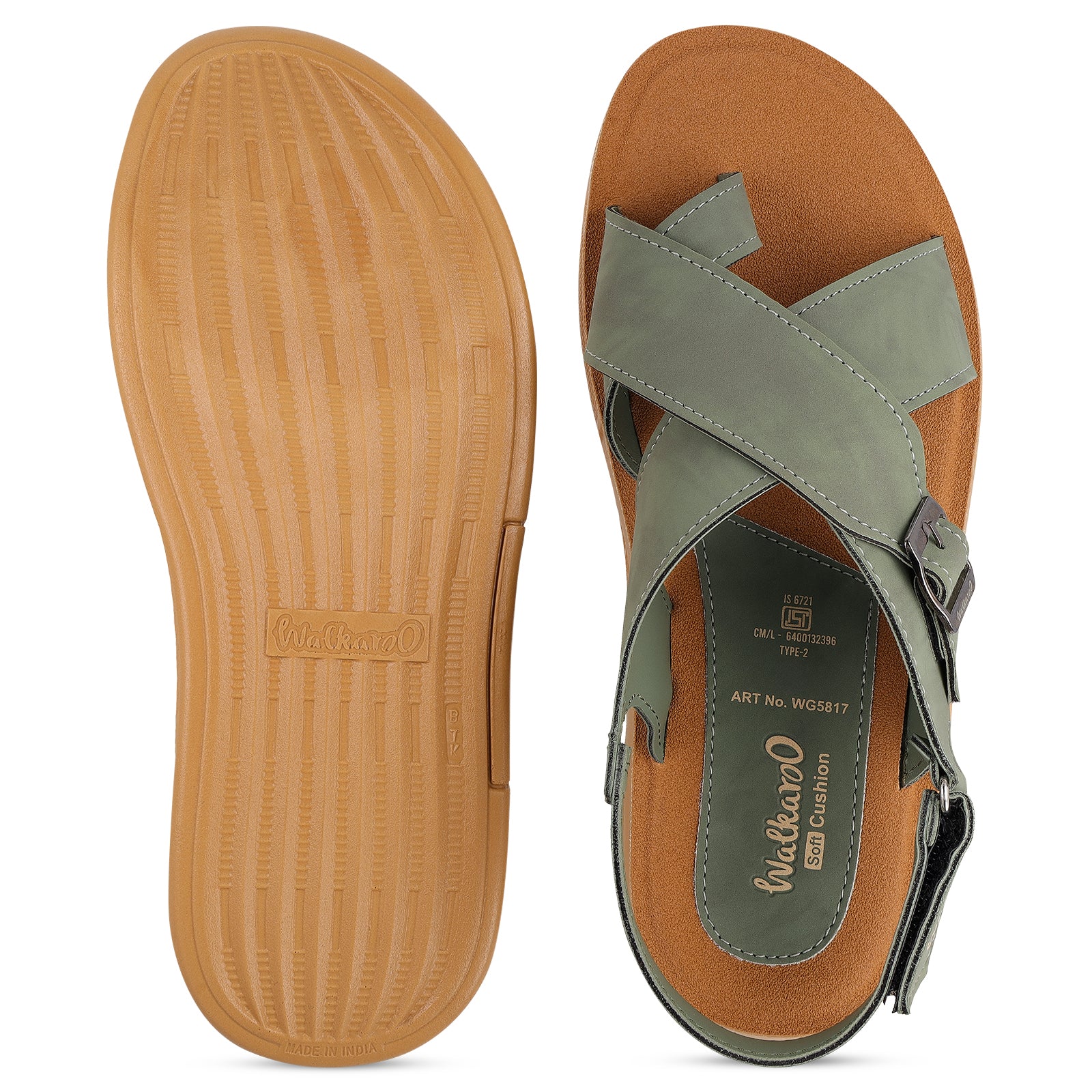 Men's Daily Wear Sandals  - WG5817 Sage Green
