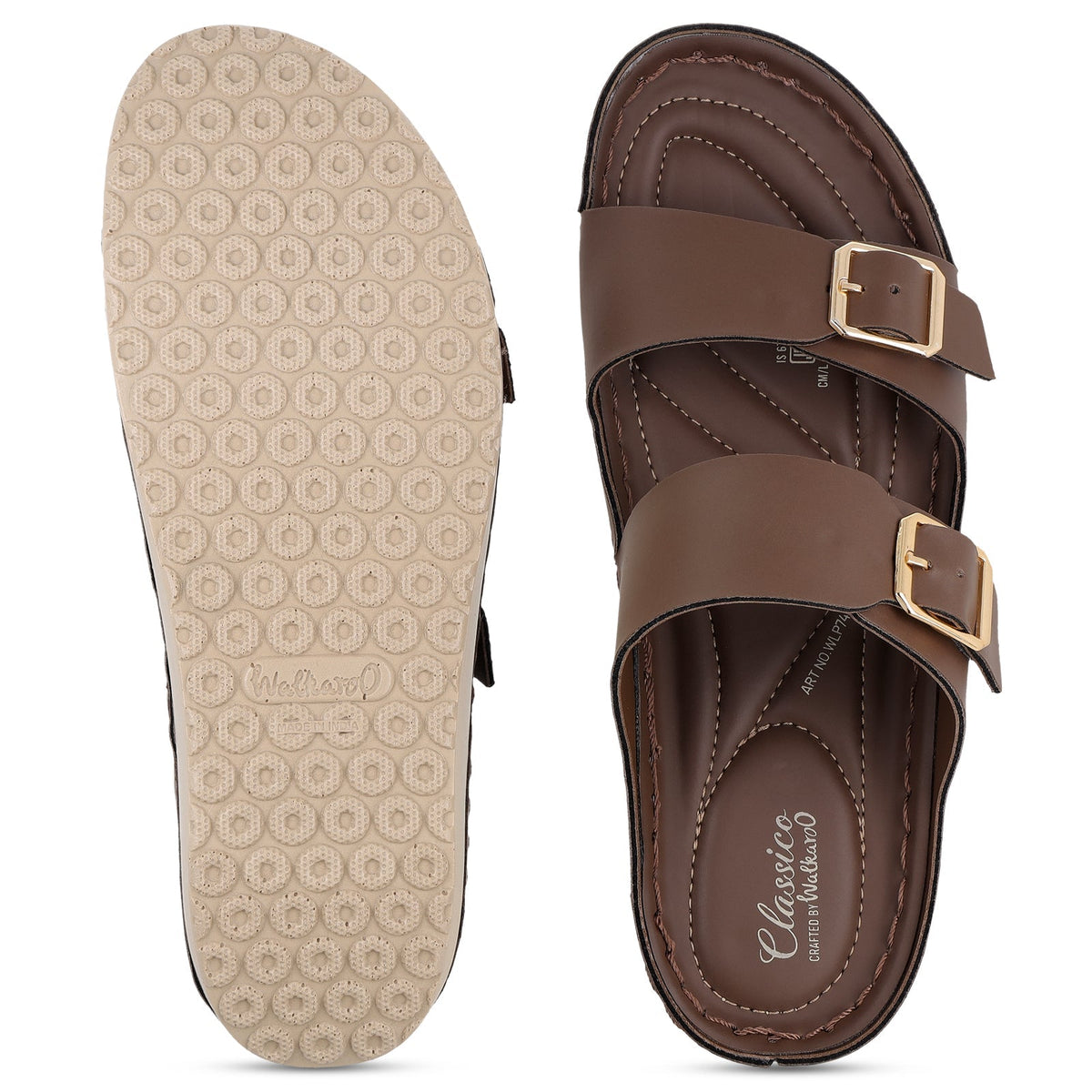 Women's Daily Wear Comfort Sandals  - WLP74021  Espresso