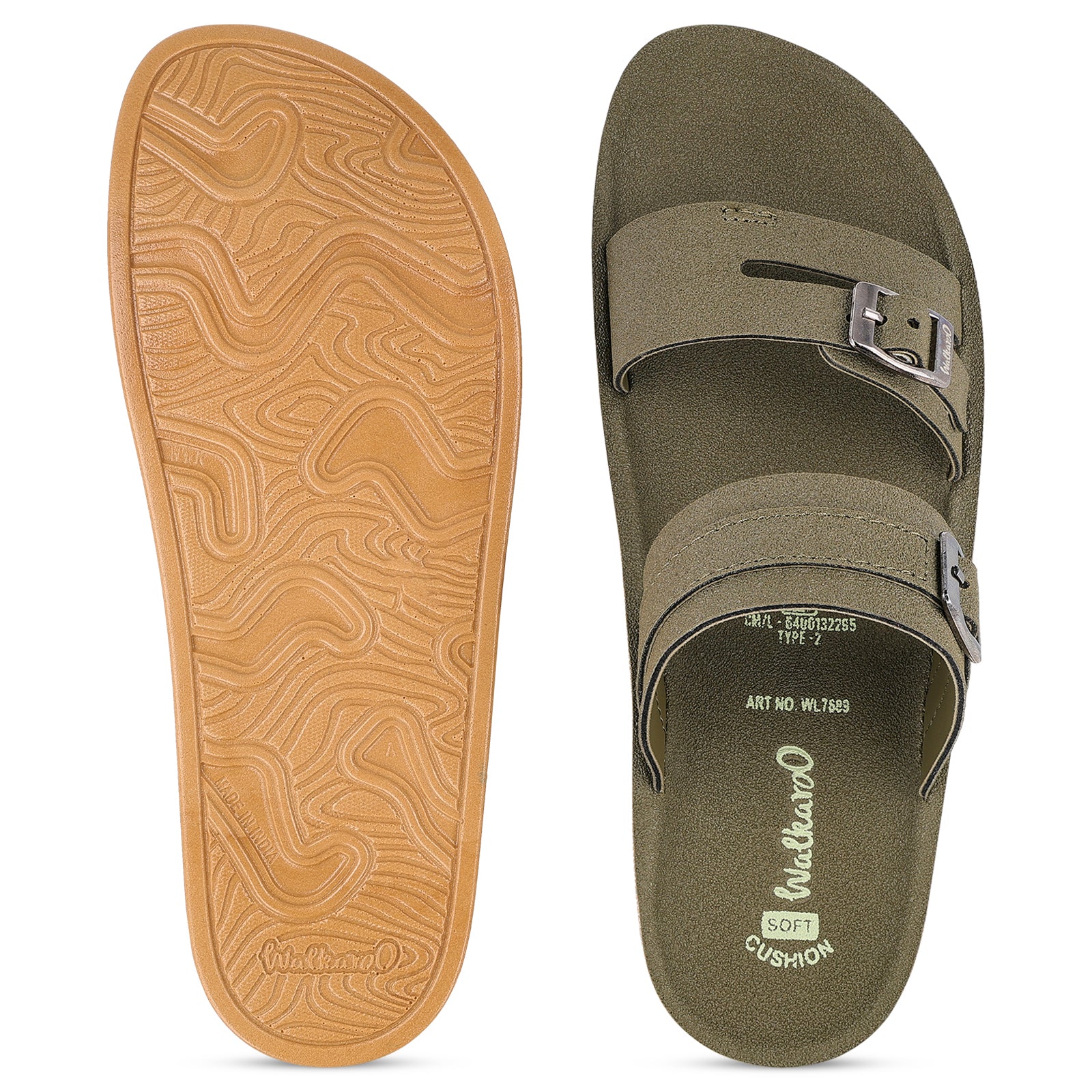 Women's Daily Wear Sandals  - WL7689 Olive