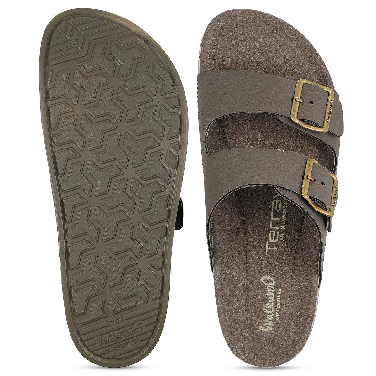 Men's Daily Wear Sandals - WGR53458 Olive