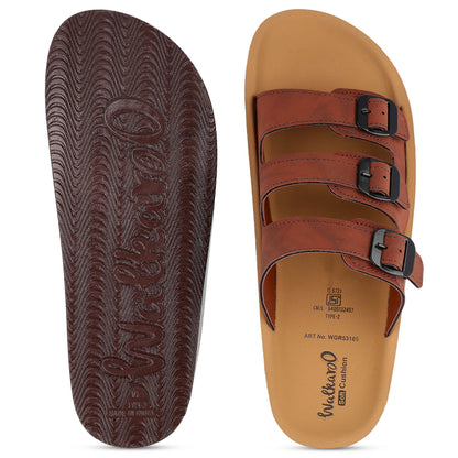 Men's Daily Wear Sandals - WGR53105 Barn Red