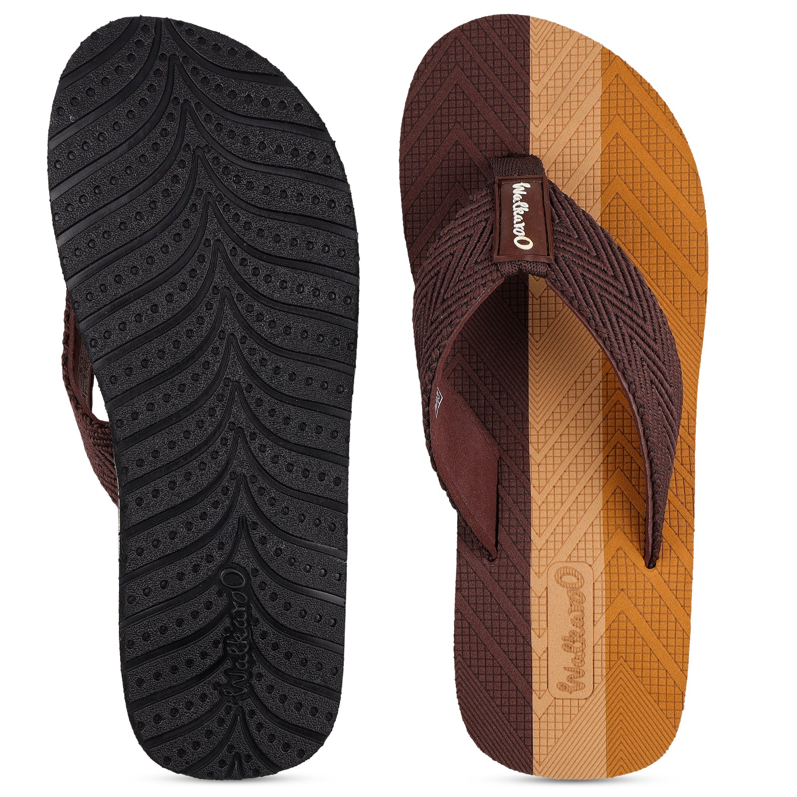 Men's Flip-Flop Slippers - WC6613 Brown Tan