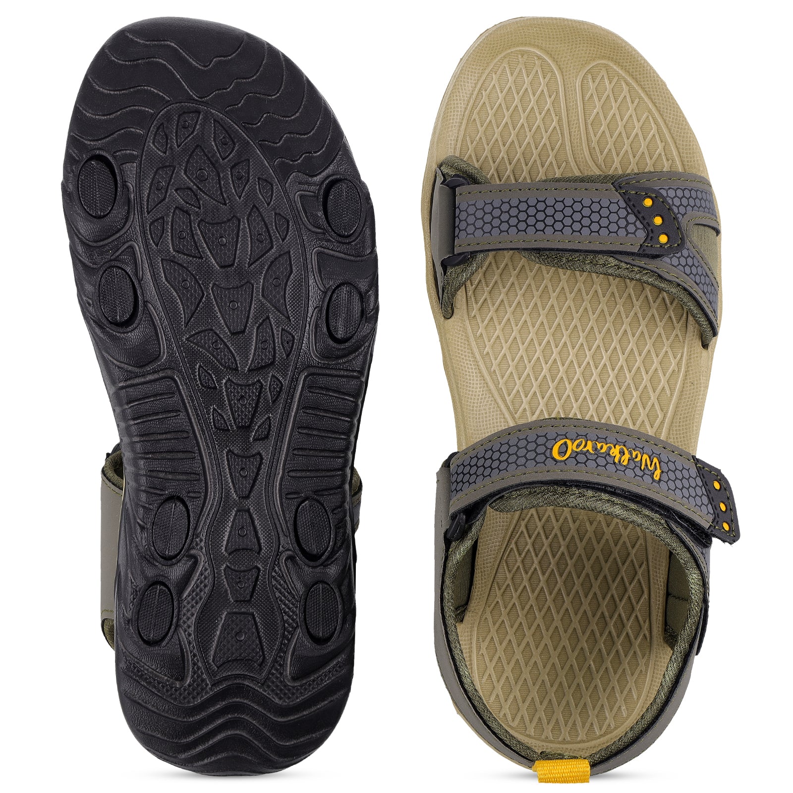 Men Sports Sandals - WGR15018 Olive Yellow