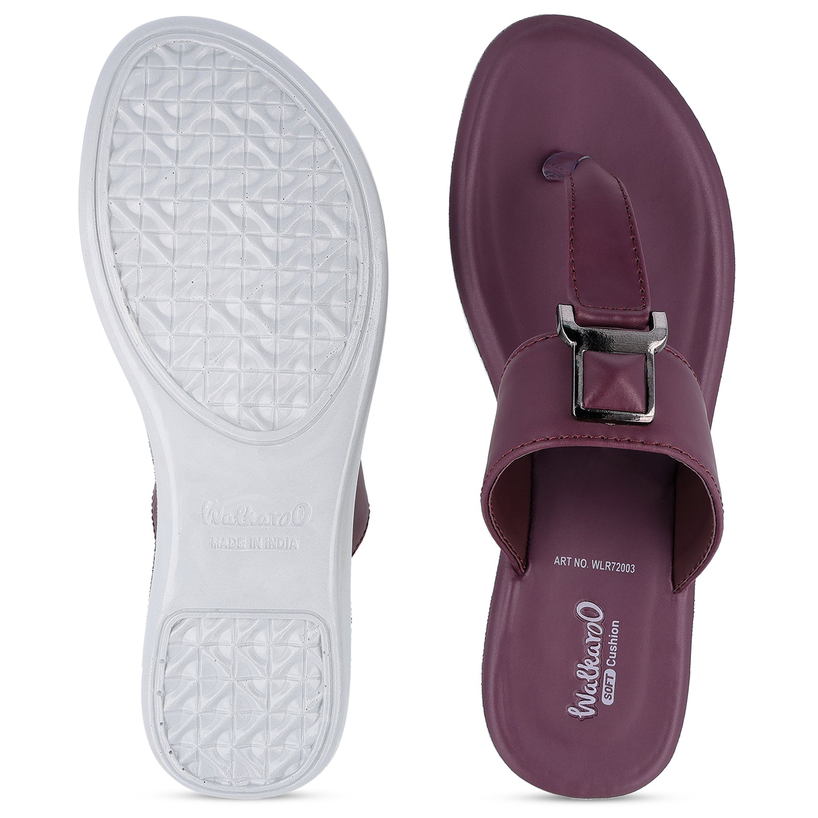Women's Daily Wear Sandal  - WLR72003 Plum