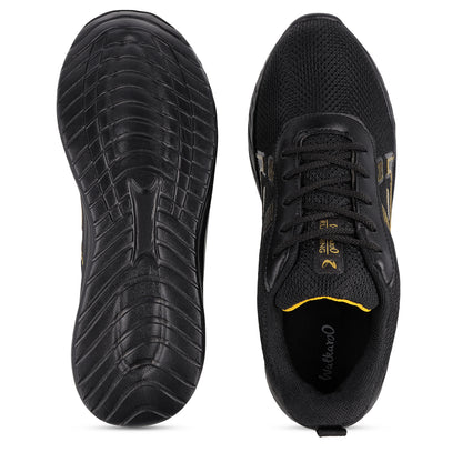 Men's Lace-up walking Shoes - WS3065 Black Gold