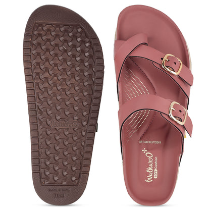Women's Comfort Sandals - WLP72086 Dusty Rose