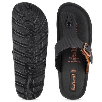 Men's Daily Wear Sandals - WGR53184 Black