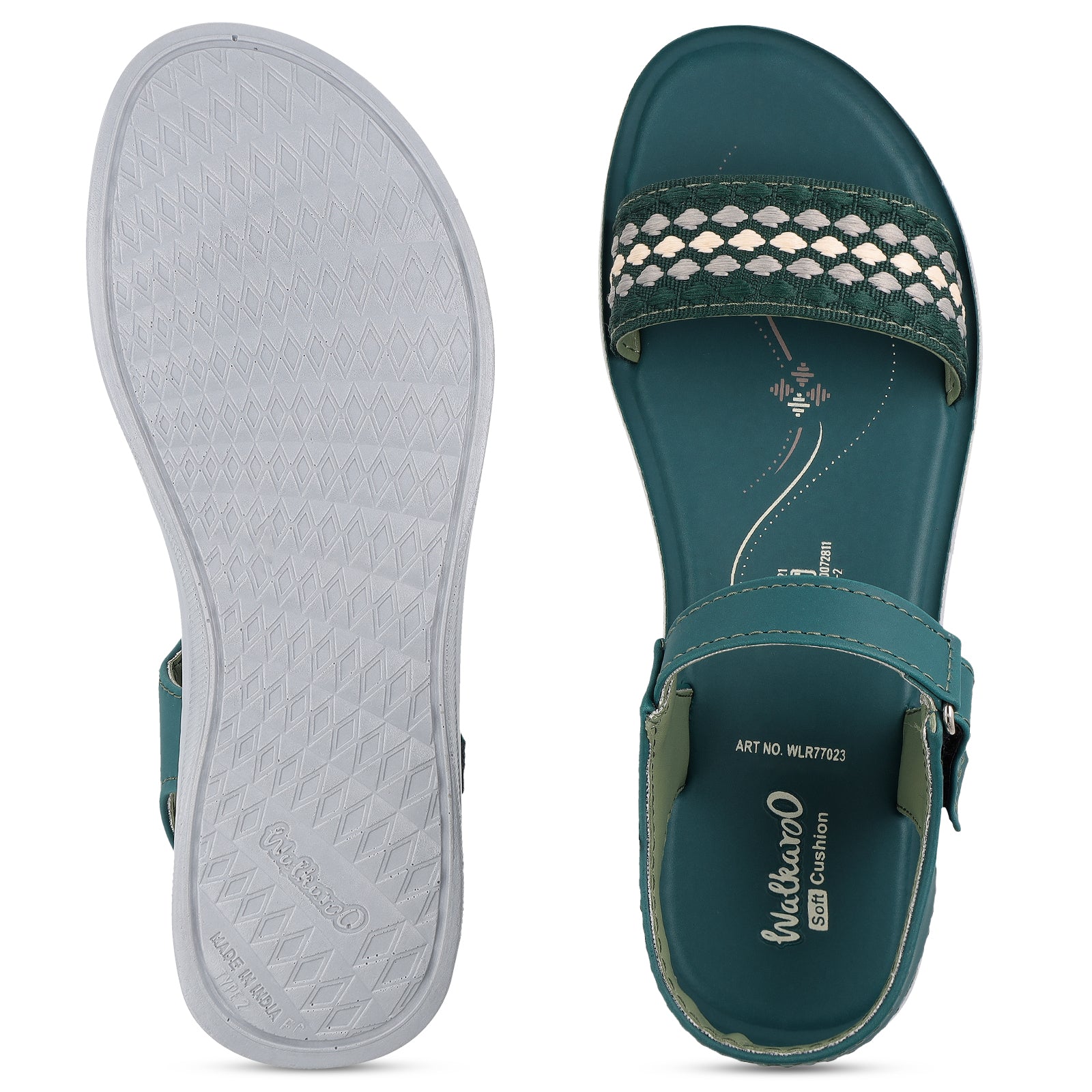 Women's Daily Wear Sandals - WLR77023 Green