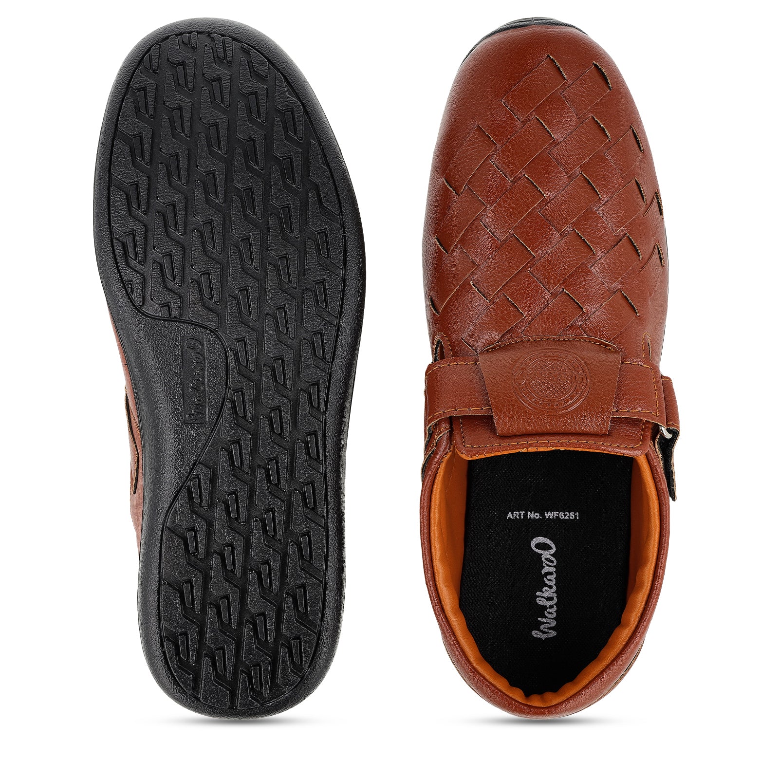 Walkaroo Roman Sandals Mens - WF6261 Brown
